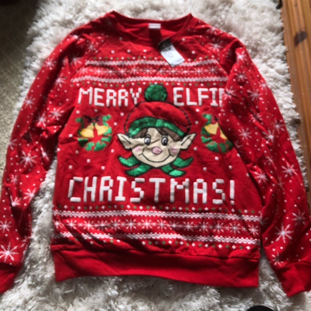 NWT Rue 21 Christmas Crew Neck